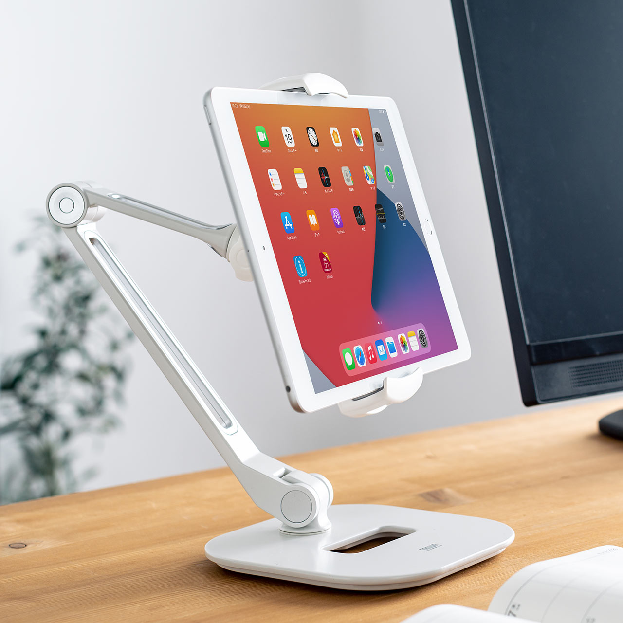 楽天市場】iPad タブレット用支柱取付けアーム 9.7〜13インチ 楽天市場】iPad タブレット用支柱取付けアーム 9.7〜13インチ