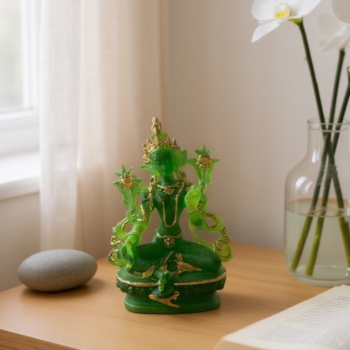 楽天市場】ホワイトターラ ( 多羅菩薩 ) 神仏画 ペンダント 観音の慈悲