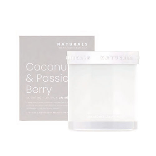 Naturals ナチュラルズ Candle キャンドル Coconut Passion＆Berry ココナッツ＆パッションベリー【フレグランスキャンドル】【ルームフレグランス】【アロマ】【芳香剤】【玄関】【安眠】