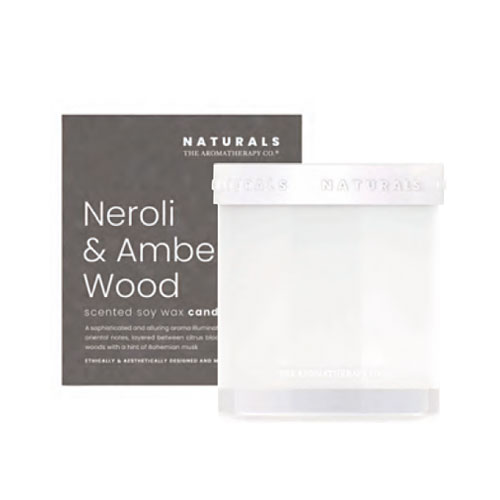Naturals ナチュラルズ Candle キャンドル Neroli＆Amber Wood ネロリ＆アンバーウッド【フレグランスキャンドル】【ルームフレグランス】【アロマ】【芳香剤】【玄関】【安眠】