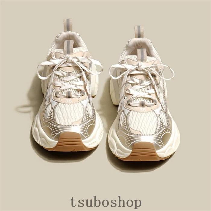 【楽天市場】運動靴 ボリュームソール 初心者 ランニングシューズ レディース 厚底 メンズ 厚底スニーカー レディース スニーカー 幅広 軽量