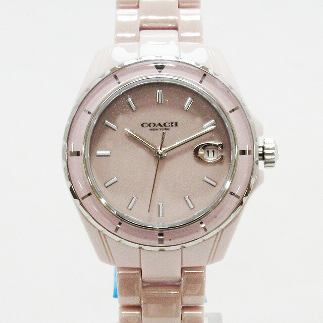 COACHコーチ Preston プレストン ブラッシュセラミック 腕時計 レディース クォーツ 14503806【新品】｜サンワワールド店
