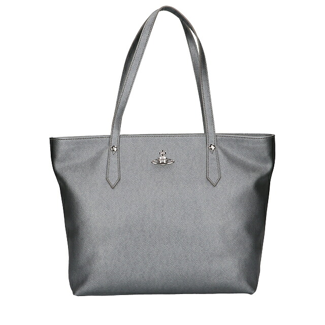【新品】ヴィヴィアン・ウエストウッド VIVIENNE WESTWOOD SHOPPER トートバッグ 4D010002U L008V P401 ANTHRACITE