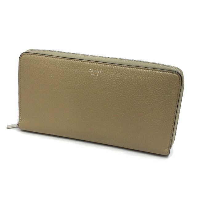 セリーヌ CELINE レディース ラウンドジッパー長紙入れ ラージジップ 【中古】