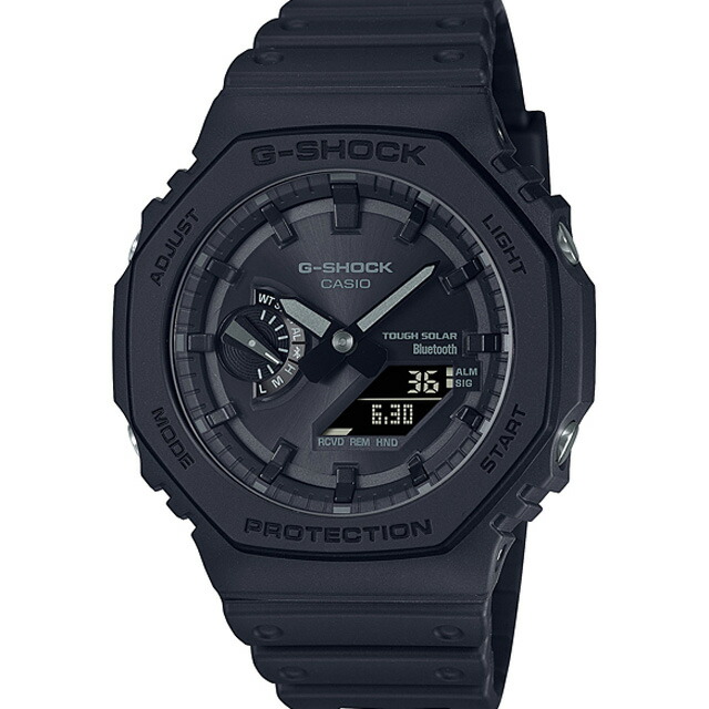 G-SHOCK カシオ カーボンコアガード オールブラック スマートフォンリンク アナデジ 腕時計 メンズ タフソーラー  GA-B2100-1A1JF【新品】