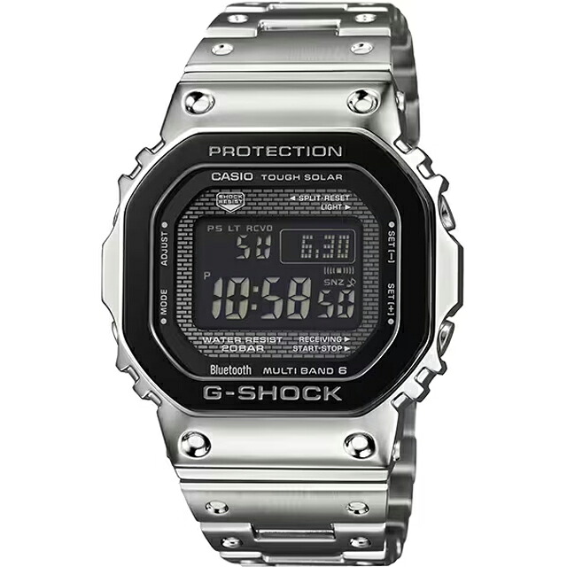 カシオ G-SHOCK メンズ 腕時計 デジタル モバイルリンク機能 電波ソーラー ブラックベゼル Made in Japan　GMW-B5000BT-1JF【新品】｜サンワワールド店