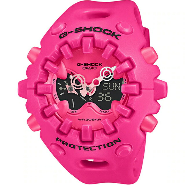 G-SHOCK カシオ メンズ 腕時計 10年バッテリー ビッグケース アナデジ クォーツ ビビッドピンク GA-V01-4AJF【新品】|サンワワールド店