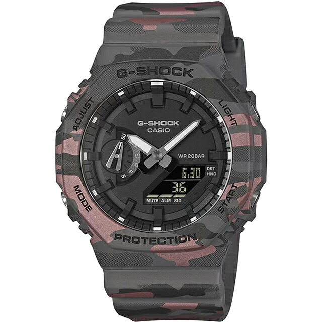 G-SHOCK カシオ 腕時計 クオーツ メンズ カーボンコアガード構造 カモフラージュシリーズ GA-2100CM-8AJF【新品】|サンワワールド店