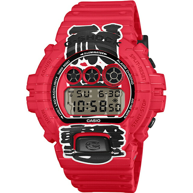 G-SHOCK カシオ 腕時計 メンズ クオーツ 6900シリーズ 日本の酒場文化 赤提灯 耐衝撃プリント Made in JapanモデルDW-6900AKA-4JR【新品】