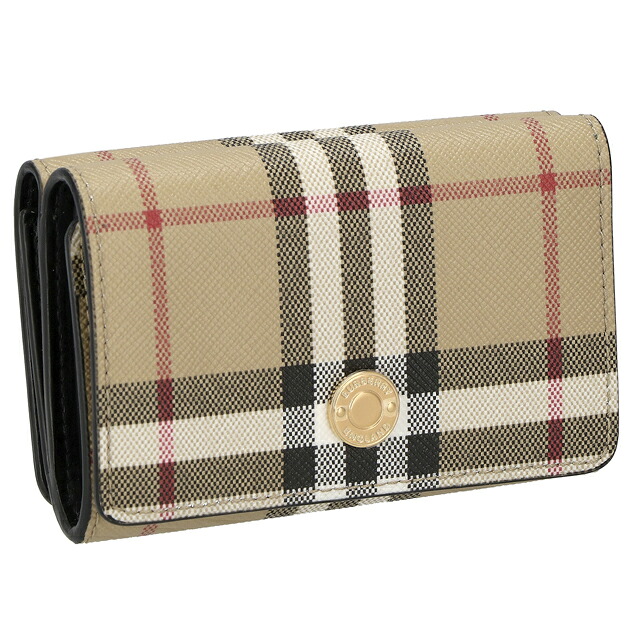 バーバリー BURBERRY 三つ折り紙入れ 8058470 A7026 ARCHIVE BEIGE【新品】
