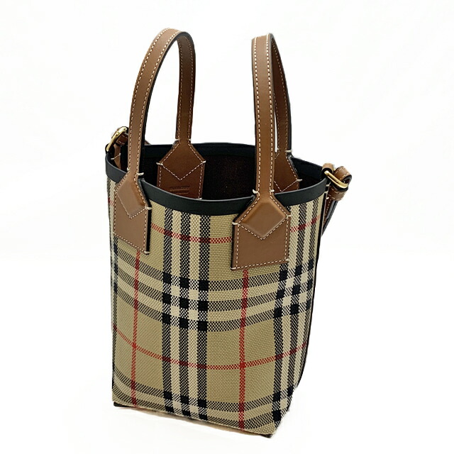 バーバリー BURBERRY バッグ ショルダーバッグ 80704611 VINTAGE CHCK A.BEIGE【新品】｜サンワワールド店
