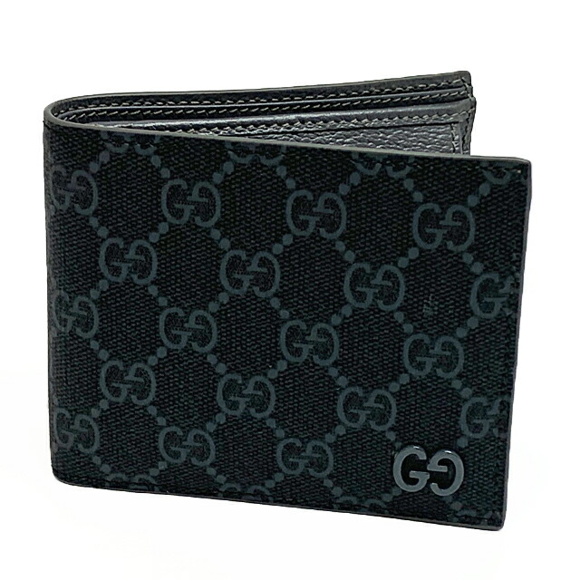 美品✨グッチ　二つ折り　財布　クーリエ　UFO GG柄　PVC レザー　金ロゴ 楽天市場】【新品】 【GUCCI】 グッチ 二つ折り財布 メンズ グッチ