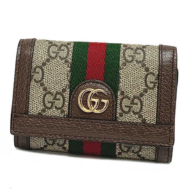 GUCCI グッチ オフィディア　ミニコンパクトウォレット グッチレディース 財布・小物〔オフィディア〕GG ウォレット