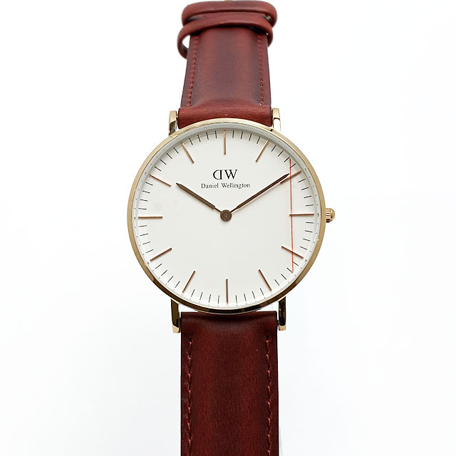Daniel Wellingtonダニエルウェリントン 腕時計 メンズ レディース クラシック サフォーク レッドレザー 36mm DW00600122【新品】|サンワワールド店