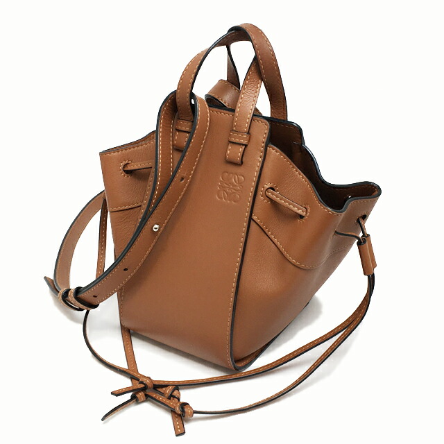ロエベ LOEWE レディースバッグハンモック ドローストリング ミニ 【中古】