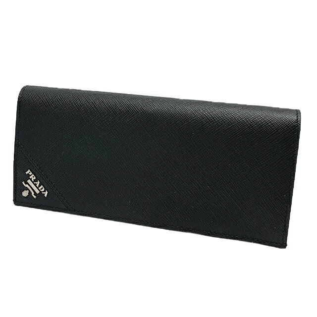 プラダ PRADA 長財布 サフィアーノレザー 革 2MV836 ブラック 黒 Brandol / PRADA プラダ 長財布 サフィアーノ レザー ウォレット