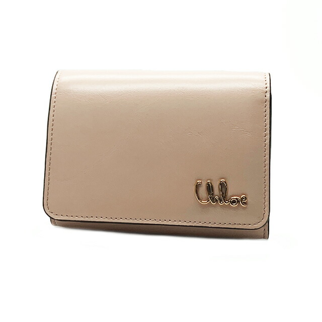 楽天市場】□新品同様□ Chloe クロエ インディ レザー 三つ折り 財布