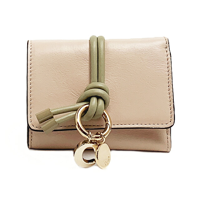 【新品ワケあり品】クロエ Chloe レディース 三つ折り金入れ CHL22SP946 G39 6J5 Cement Pink セメント質さくら色