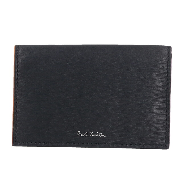【美品】Paul Smith カードケース PSY903 レザー ブラック Paul Smith - PaulSmith ポールスミス 黒 ブラック ピンク バイ