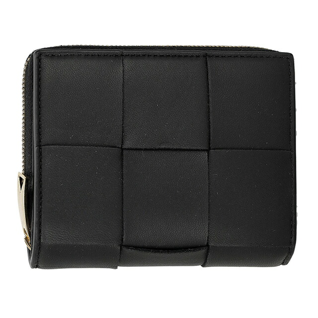 ボッテガヴェネタ  BOTTEGA VENETA  レディース スモール テープ 二つ折り銭入れ 750253 V3UO1 8425 黒いこと【新品】