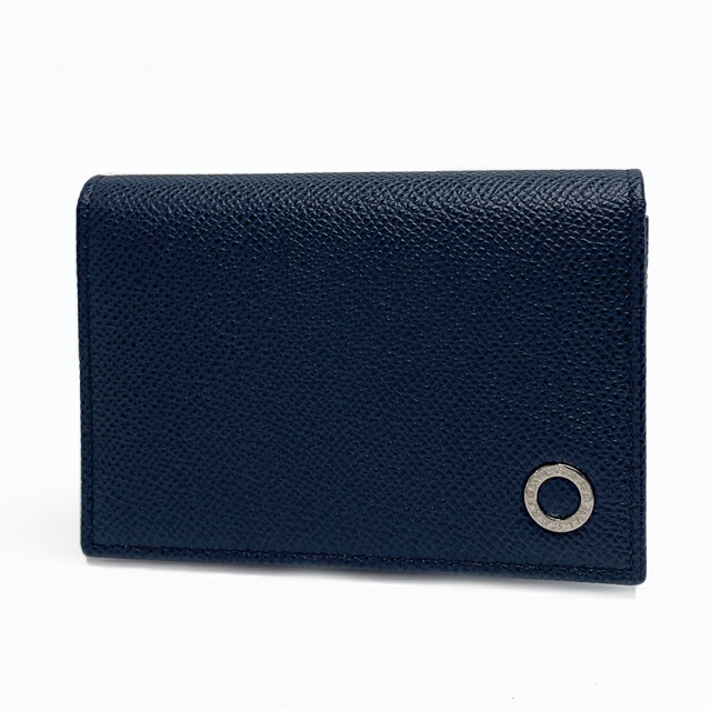 【新品】ブルガリ BVLGARI メンズ 名刺入れ カードケース ブルガリブルガリ マン 288287 NAVY/GREEN