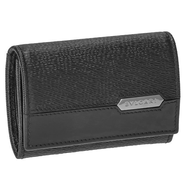 【未使用級】ブルガリ ケース キーリング クラシコ グレインカーフ 黒 楽天市場】BVLGARI ブルガリ クラシコ グレインレザー ロゴ 6連キー