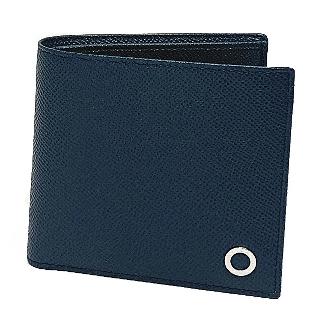 楽天市場】ブルガリ BVLGARI 二つ折り財布 メンズ ネイビー ブルガリ