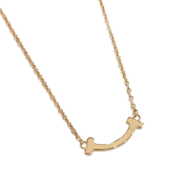 【25、26日限定】TiffanyTスマイルペンダントラージk18ティファニー 楽天市場】ティファニー ペンダントネックレス K18PG Tスマイル