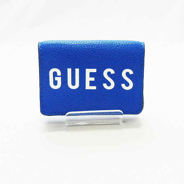 メール便送料無料対応可 ゲス Guess コンパクト財布 ミニ財布 三つ折り 財布 Mini Wallet Jp Blue サンワワールド店 最安値 Diocesekabgayi Org