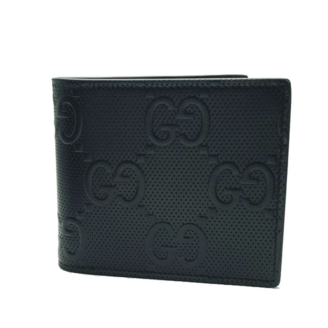 楽天市場】新品 GUCCI 二つ折り財布 メンズ ブラック グッチ ホース