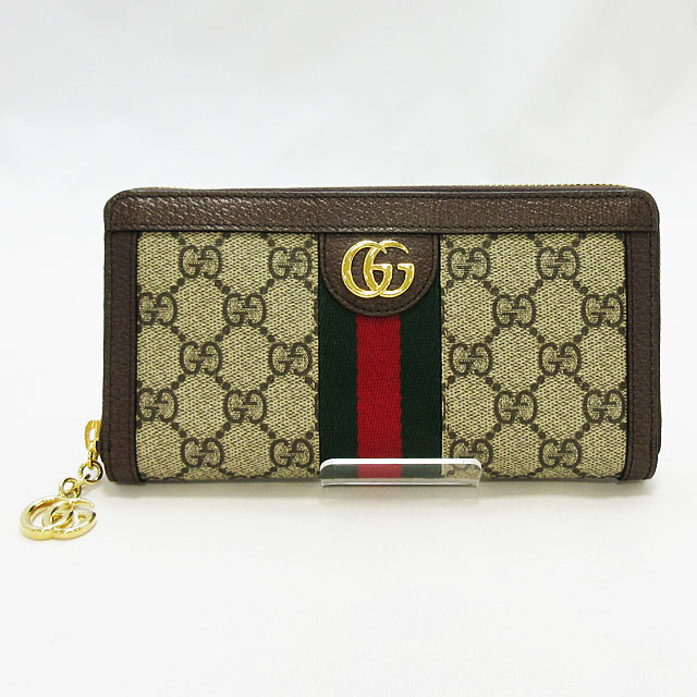 驚きの安さ GUCCI 長財布 ラウンドファスナー オフィディア GG