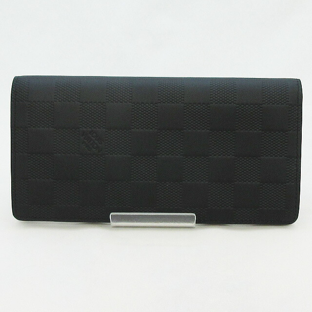 ！美品！　ルイヴィトン　ダミエアンフィニ　ブラザ　85aa ヴィトン 財布 メンズ 長財布 ルイヴィトン財布 ブラザ ダミエ