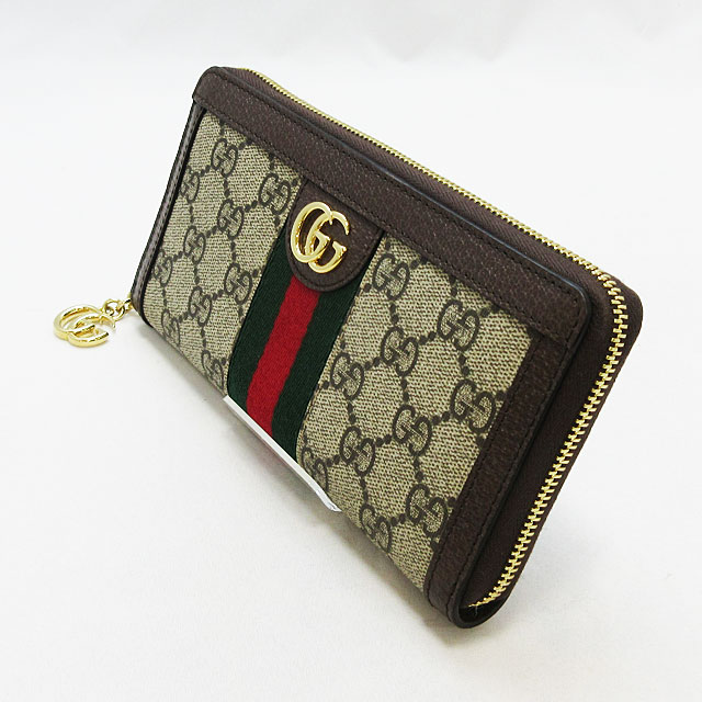 流行のアイテム GUCCI GGスプリーム オフィディア 長財布 BEG 総柄