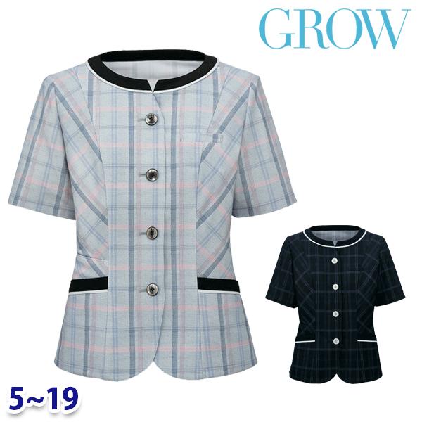GROW グロウ GOBL-2301 オーバーブラウス 5号から19号 Servoサーヴォ事務服オフィスウェアSALEセール 23SS
