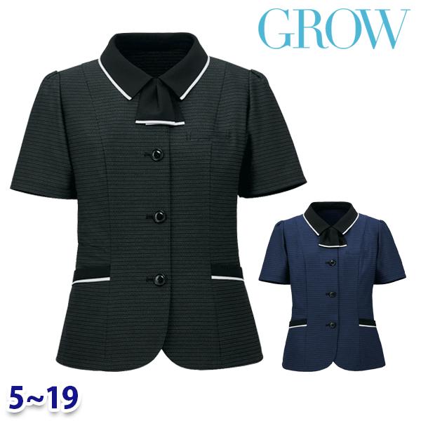 GROW グロウ GOBL-2306 オーバーブラウス 5号から19号 Servoサーヴォ事務服オフィスウェアSALEセール 23SS