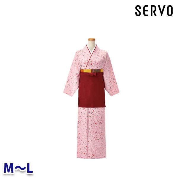 OD246 茶衣着 MからL 透かし文様に花柄 SerVo サーヴォSUNPEX IST23o