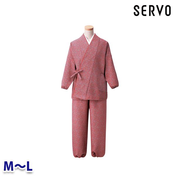 OD252 茶衣着ズボン下 MからL すずしろ小紋 SerVo サーヴォSUNPEX IST23o