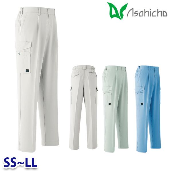E712 カーゴパンツ 作業用 ワンタック脇シャーリング SSからLL Asahicho 23AW