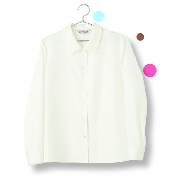 事務服 ブラウス 長袖 大きいサイズ enjoie アンジョア　01040　長袖ブラウス　17号から19号SALEセール 6,592円