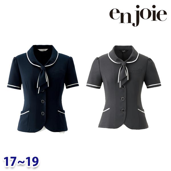 楽天市場】オーバーブラウス enjoieアンジョア 26605 事務服 21号から