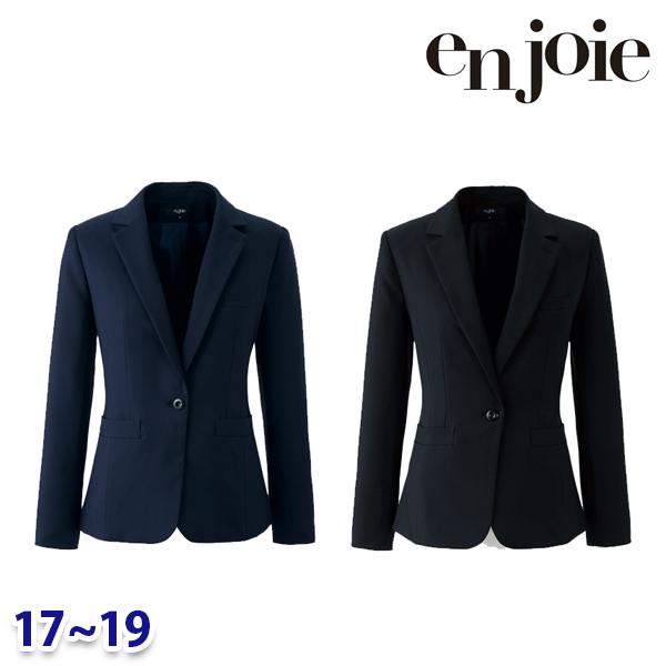 上衣 enjoieアンジョア 82020 事務服 17号から19号 SALE割引き販売 22AW ジャケット-レディースファッション-事務服