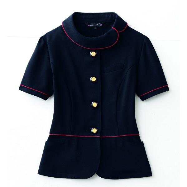 事務服 サマージャケット 大きいサイズ enjoie アンジョア　86465　サマージャケット　17号から19号SALEセール