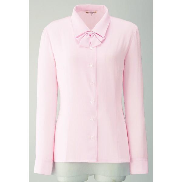 事務服 トップ 長袖 気が大きい大きさ enjoie アンジョア 01130 長袖トップ 21号から25号SALE大売り出し