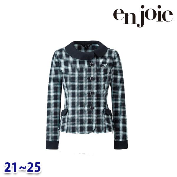 ソフトジャケット enjoieアンジョア 81740 事務服 21号から25号 SALEセール 22AW