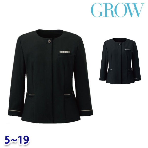 GROW グロウ GOBL-2505 オーバーブラウス 5号から19号 長袖 Servoサーヴォ事務服オフィスウェアSALEセール 25SS