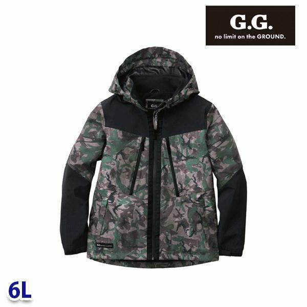 0284-10 防水防寒ブルゾン(迷彩) 6L 桑和 SOWAソーワ G.G.作業服 作業用SALEセールAW21