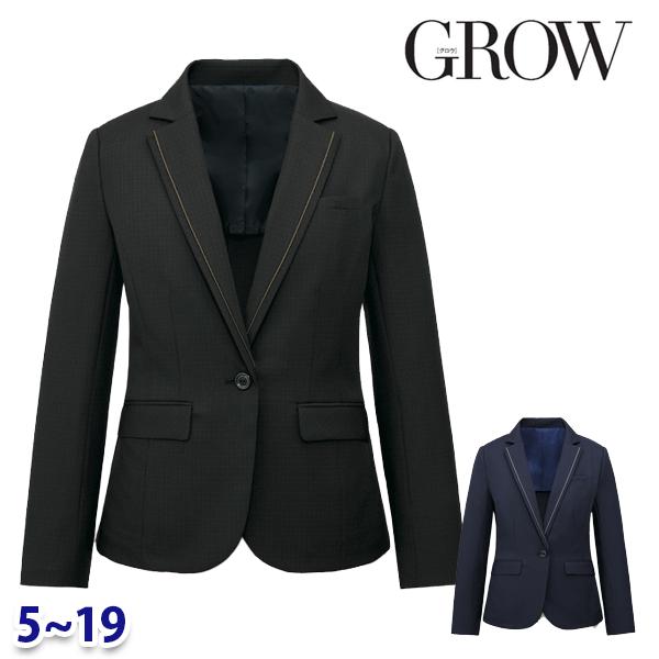 GROW グロウ GJAL-2351 上衣 5号から19号 長袖 Servoサーヴォ事務服事務室お召しものSALE割引き販売 24SS