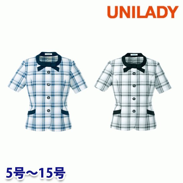 U21851 サマージャケット 5号から15号 ユニレディーUNILADY 事務服オフィスウェアY22SS｜三洋アパレル店