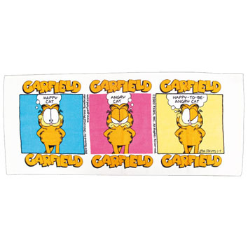 楽天市場 エントリーでポイント5倍11 4 11 11 メール便可 Towel Garfield Gf004 Comic ガーフィールド タオル 80 34cm フェイスタオル おもちゃの三洋堂