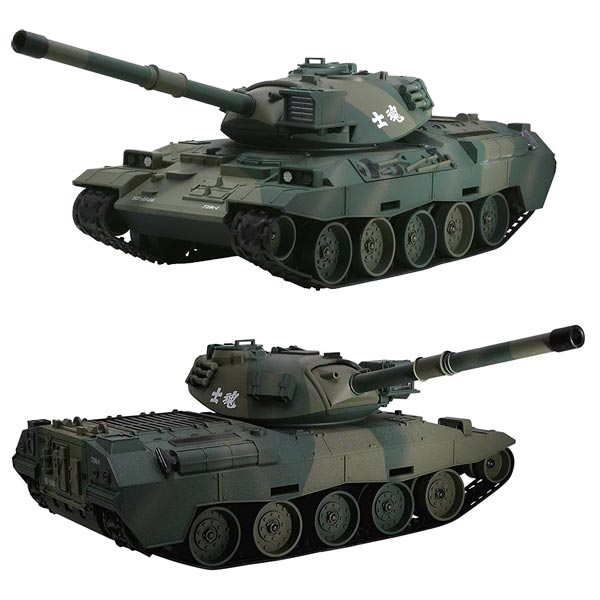 ラジコン 弾バトルタンク ウェザリング仕様 陸上自衛隊74式戦車 Tw001 Salon Raquet De